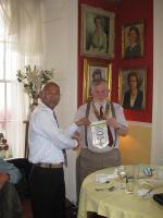 Gopal and his team visit Hayle Rotary Club.